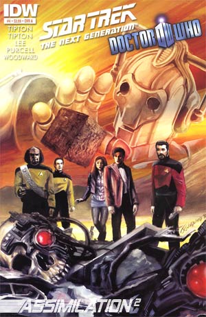Star Trek The Next Generation Doctor Who Assimilation2 #4 Regular Cover A JK Woodward