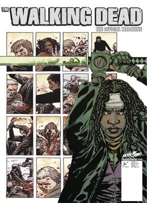 Walking Dead The Official Magazine #1 Midtown Exclusive Michonne Cover