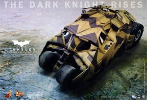Batman The Dark Knight Rises Batmobile Tumbler Camouflage Version 1/6 Scale