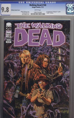 Walking Dead #100 1st Ptg Regular Cover E Sean Phillips CGC 9.8