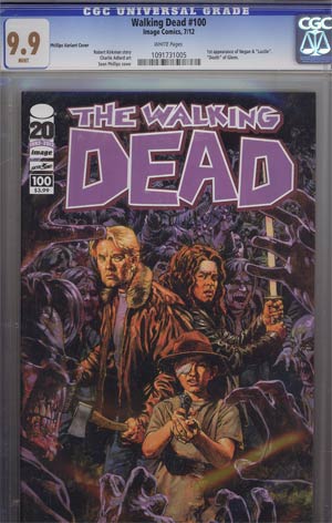 Walking Dead #100 Cover Z-G Sean Phillips Cover CGC 9.9