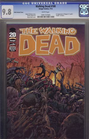 Walking Dead #100 1st Ptg Regular Cover F Bryan Hitch CGC 9.8