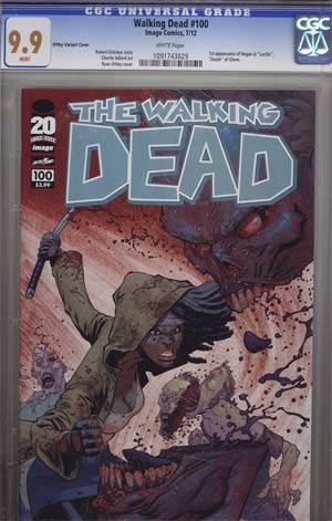 Walking Dead #100 Cover Z-J Ryan Ottley Cover CGC 9.9