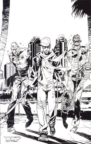 Fanboys vs Zombies #6 Incentive Khary Randolph Virgin Sketch Cover