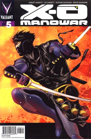 X-O Manowar Vol 3 #5 Cover D Incentive Patrick Zircher Interlocking Ninjak Variant Cover