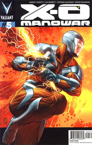 X-O Manowar Vol 3 #5 Cover C Incentive Patrick Zircher Interlocking X-O Manowar Variant Cover