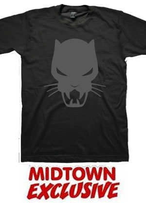 Black Panther Icon Midtown Exclusive T-Shirt Large