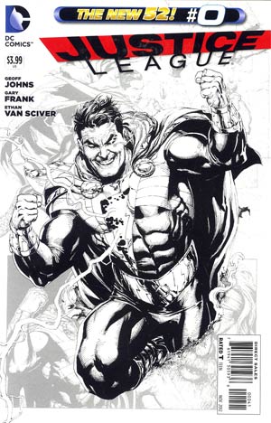 Justice League Vol 2 #0 Cover E Incentive Gary Frank Sketch Cover