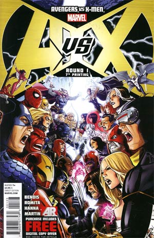 Avengers vs X-Men #1 Cover O 7th Ptg Jim Cheung Variant Cover