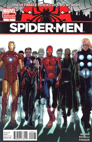 Spider-Men #5 Cover C Incentive Sara Pichelli Variant Cover