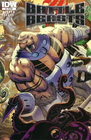 Battle Beasts Vol 2 #3 Incentive Jeff Zornow Wraparound Variant Cover