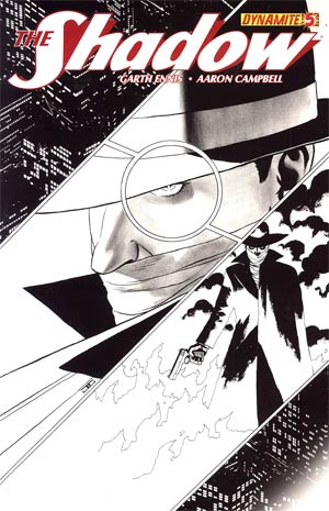 Shadow Vol 5 #5 Cover H Incentive John Cassaday Black & White Cover