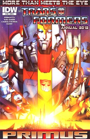 Transformers More Than Meets The Eye Annual 2012 #1 1st Ptg Regular Cover B Alex Milne