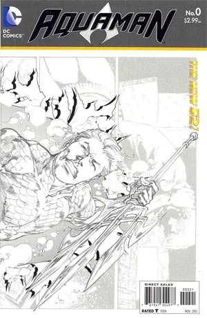 Aquaman Vol 5 #0 Cover B Incentive Ivan Reis Sketch Cover