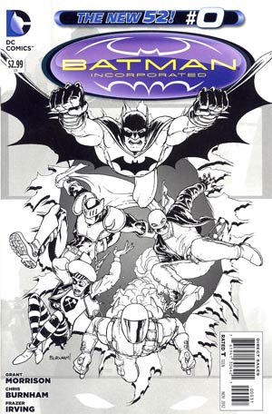 Batman Incorporated Vol 2  #0 Cover B Incentive Chris Burnham Sketch Cover