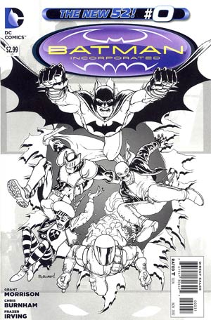 Batman Incorporated Vol 2 #0 Cover B Incentive Chris Burnham Sketch Cover