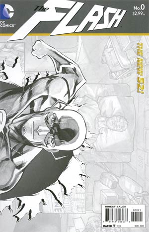 Flash Vol 4 #0 Cover B Incentive Francis Manapul Sketch Cover