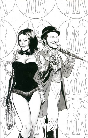 Steed And Mrs Peel Vol 2 #1 Incentive Mike Perkins Virgin Sketch Cover