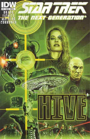 Star Trek The Next Generation Hive #1 Regular Cover A Joe Corroney