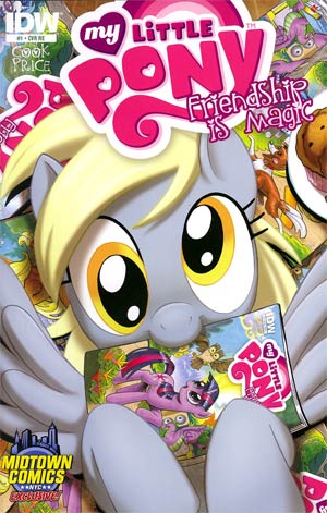 My Little Pony Friendship Is Magic #1 Cover I Midtown Exclusive Amy Mebberson Variant Cover