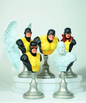 X-Men Original Team Mini Bust 5-Pack By Bowen