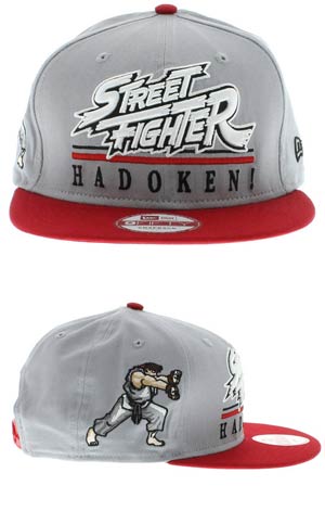 Street Fighter Hero Underline Official Snap Back Cap M/L