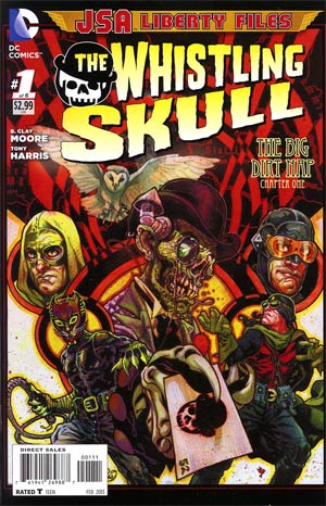 JSA The Liberty Files The Whistling Skull #1 Regular Tony Harris Cover