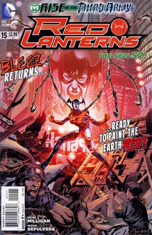 Red Lanterns #15 Cover A Regular Miguel Sepulveda Cover (Rise Of The Third Army Tie-In)