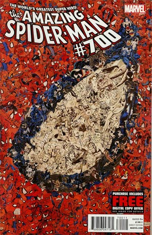 Amazing Spider-Man Vol 2 #700 Cover A 1st Ptg Regular Mr Garcin Collage Cover