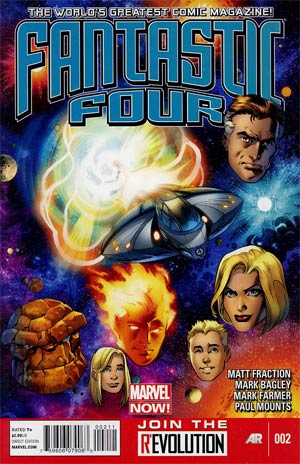 Fantastic Four Vol 4 #2 Cover A 1st Ptg Regular Mark Bagley Cover