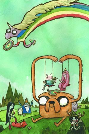 Adventure Time #4 Cover E Incentive Scott C Variant Cover