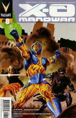 X-O Manowar Vol 3 #8 Cover A Regular Doug Braithwaite Cover