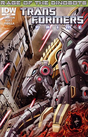 Transformers Prime Rage Of The Dinobots #2 Cover A