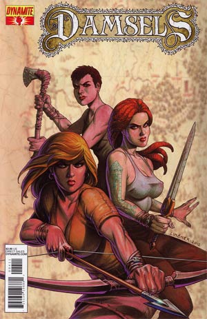 Damsels #4 Regular Joseph Michael Linsner Cover