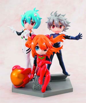 Neon Genesis Evangelion Petit Evangelion@School C-Style - Box Of 9 Figures