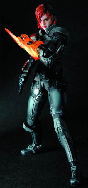 Mass Effect 3 Play Arts Kai Female Commander Shepard Action Figure