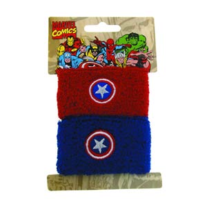 Marvel Heroes Double Wristband Set - Captain America