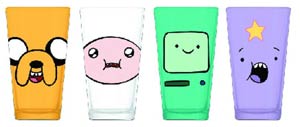 Adventure Time Face Pint 4-Pack Set