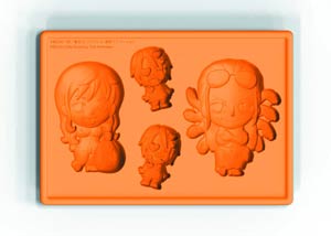 One Piece New World Silicone Ice Tray - Nami & Nico Robin With Sanji