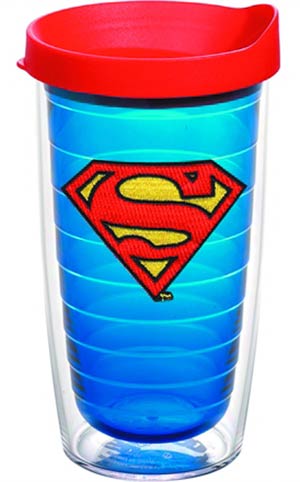 Tervis DC Heroes Superman Sapphire 16-Ounce Tumbler With Lid