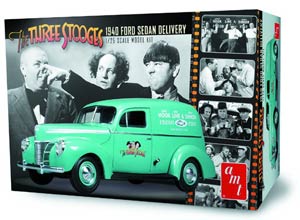 Three Stooges 1940 Ford Sedan Delivery 1/25 Scale Model Kit