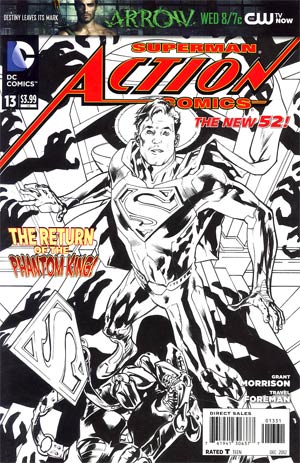 Action Comics Vol 2 #13 Cover E Incentive Bryan Hitch Sketch Cover