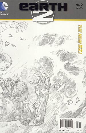 Earth 2 #5 Incentive Ivan Reis Sketch Cover