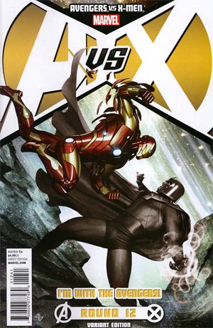 Avengers vs X-Men #12 Cover B Variant Team Avengers Cover