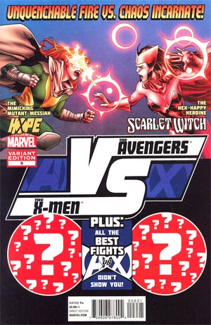 AVX VS #6 Cover B Incentive Stuart Immonen Fight Poster Variant Cover (Avengers vs X-Men Tie-In)