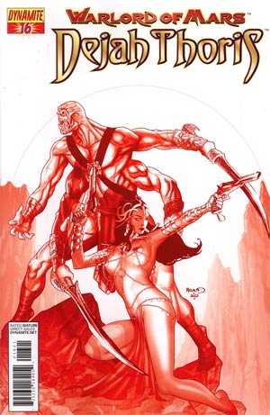 Warlord Of Mars Dejah Thoris #16 Incentive Paul Renaud Martian Red Cover