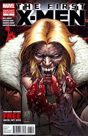 First X-Men #3 Cover B Incentive Edgar Delgado Variant Cover