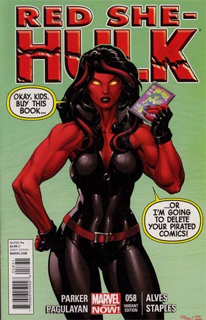 Red She-Hulk #58 Cover B Incentive Ed McGuinness Variant Cover