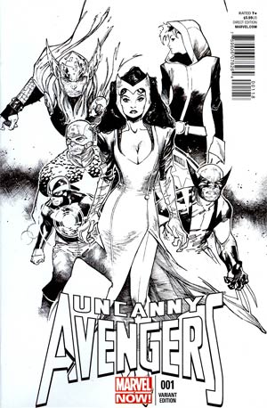 Uncanny Avengers #1 Cover L Incentive Olivier Coipel Sketch Cover