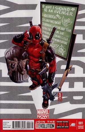Uncanny Avengers #1 Cover O Variant Deadpool Call Me Maybe Cover